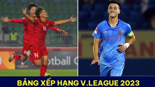 Bảng xếp hạng V.League 2023 mới nhất: HAGL đánh bại Hà Nội; Tiền đạo số 1 ĐT Việt Nam gây bất ngờ