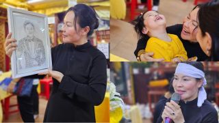 Vợ doanh nhân hiếm hoi lên tiếng sau khi Quý Bình mất, khóc nghẹn tiết lộ cuộc sống hiện tại